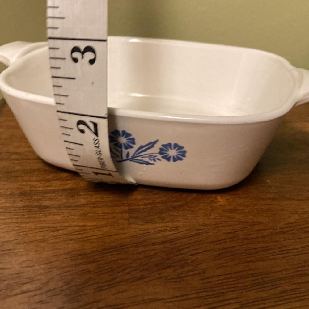 Vintage Cornflower Corning Ware P-2 1/2_B and Petite Dish P_41 - Picture 8 of 12